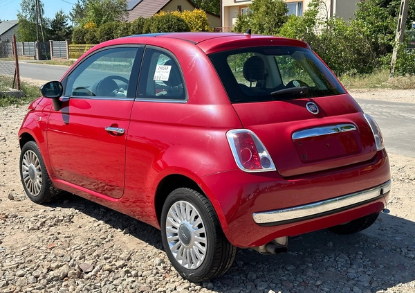 Fiat 500 cena 12500 przebieg: 155248, rok produkcji 2008 z Gołdap małe 121